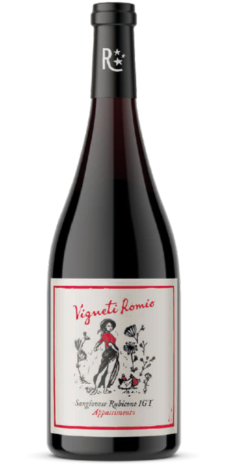 Vigneti Romio Sangiovese Appassimento Rubicone IGT - a ristorante